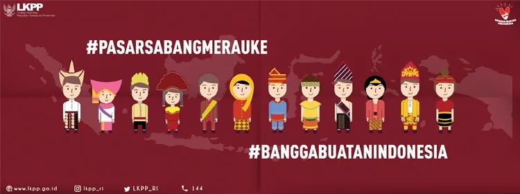 Kampanye LKPP #PasarSabangMerauke #BanggaBuatanIndonesia.